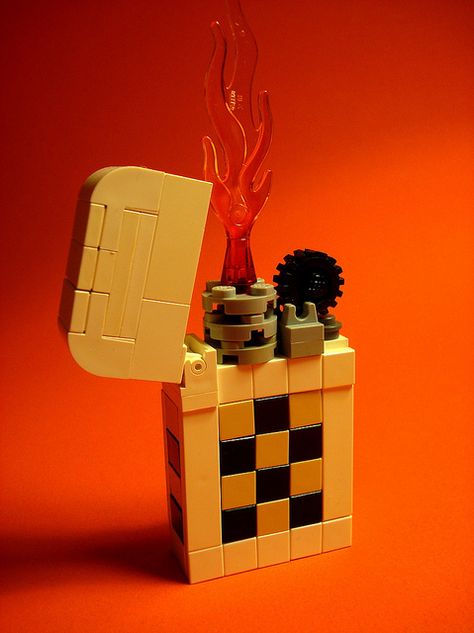 Lego Lighter, Small Lego Sets, Easy Lego Creations, Lego Sculptures, Lego Boards, Amazing Lego Creations, Instruções Origami, Lego Craft, Lego Creative