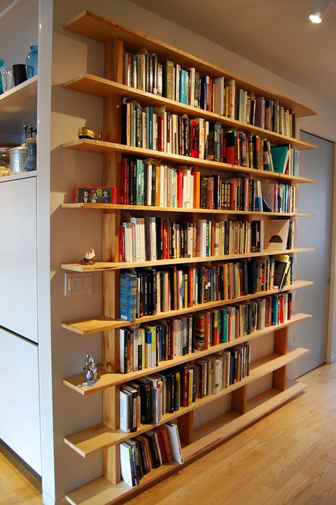 Home Library Rooms, Home Office For Man, Home Library Design, Bookshelf Design, Home Office Ideas, Wall Bookshelves, Bookshelves Diy, Home Libraries, Home Office Setup