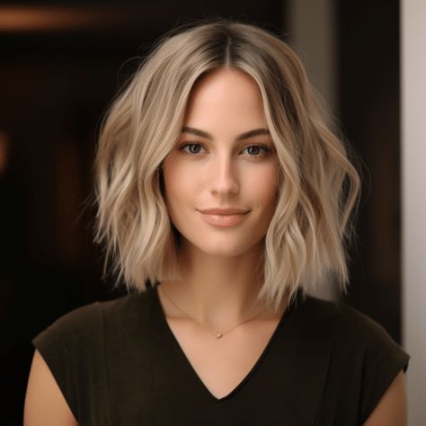 Bob With Middle Part, Middle Part Bob, Haircuts Trending, Medium Length Layers, Layered Hairstyles, Medium Length Hair With Layers, Short Hairstyles For Thick Hair, Layered Bob, Trending Haircuts