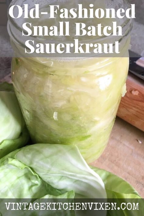 Cabbage Sauerkraut Recipes, Fermented Cabbage Sauerkraut, Raw Sauerkraut Recipe, German Sauerkraut Recipes Homemade, How To Make Sauerkraut From Cabbage, Saurkraut Recipes Quick, Fermented Cabbage Recipe, Sauerkraut Recipes Easy, Pickled Sauerkraut