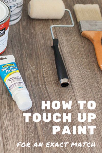 How to Touch Up Paint for an Exact Match Pinterest Paint Touch Up Tips, Touch Up Paint On Walls Tips, How To Touch Up Paint On Walls, Painting House, Home Staging Tips, Laundry Closet, Flat Paint, Paint Matching, Up House