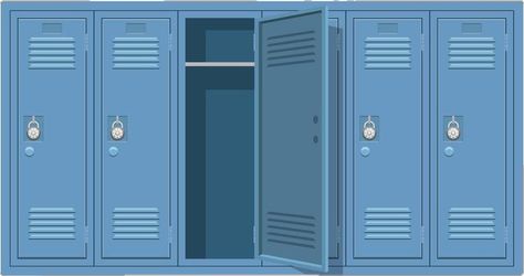 School Locker, Pamphlet Design, School Lockers, The School, Lockers, Art Images, Vector Art, Template Design, White Background