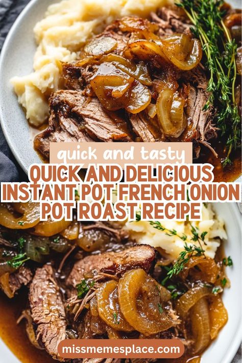 Chuck Roast Crock Pot Recipes Easy, Roast Onions, French Onion Pot Roast, Chuck Roast Crock Pot Recipes, Chuck Roast Recipes, Pot Roast Crock Pot Recipes, Pot Roast Recipe, Beef Pot Roast, Crockpot Roast