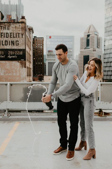 Capital Engagement Photos, March Engagement Photos, Basketball Engagement Photos, Pittsburgh Photography, Casual Engagement Outfit, Pittsburgh Engagement Photos, Casual Engagement Photos, Engagement Shoot Outfit, Downtown Pittsburgh