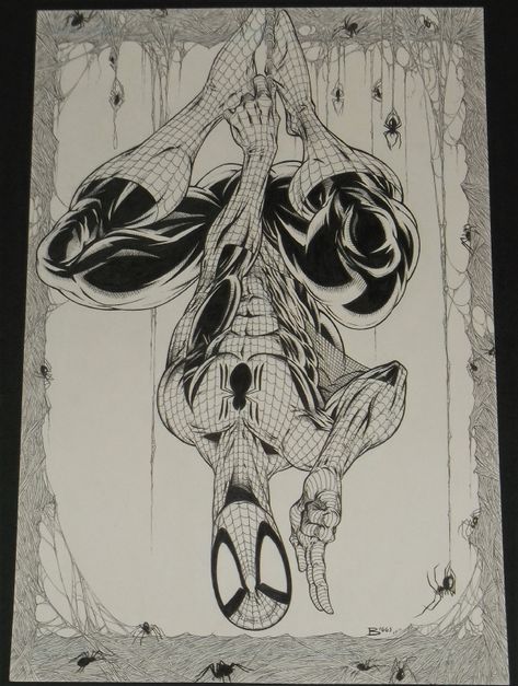 Mcfarlane Spiderman, Todd Mcfarlane Spiderman, Spiderman Tattoo, Spiderman Art Sketch, Marvel Tattoos, Todd Mcfarlane, Comic Book Art Style, Comic Drawing, Spiderman Comic