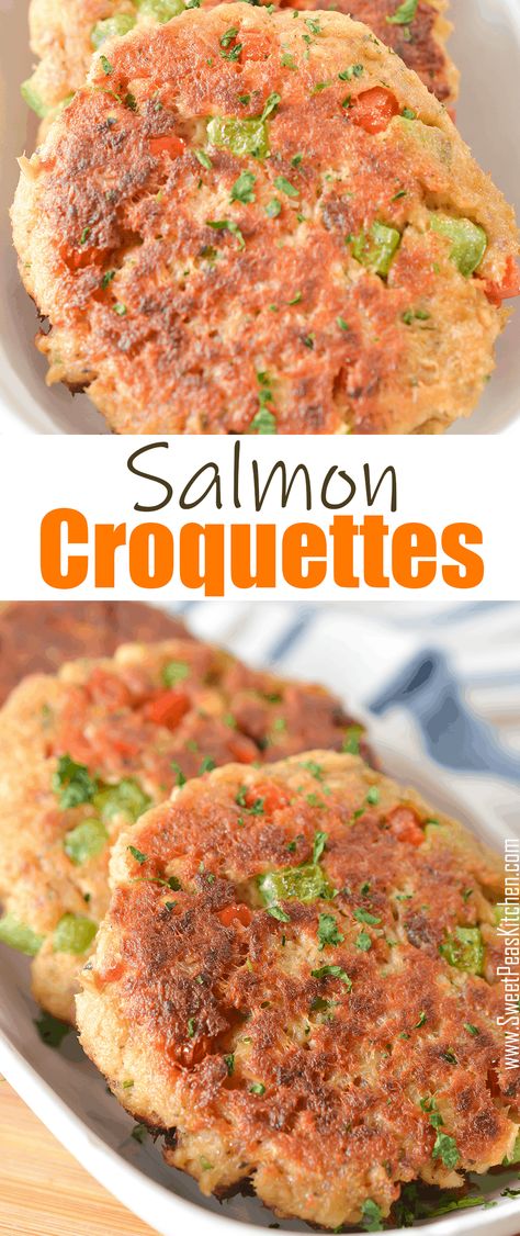 Salmon Croquettes Salmon Rissoles, Salmon Croquettes Recipe, Best Salmon Recipes, Banana Bread Recipe Easy Moist, Frying Fish, Baked Teriyaki Salmon, Low Fodmap Vegan, Fodmap Vegan, Best Salmon Recipe