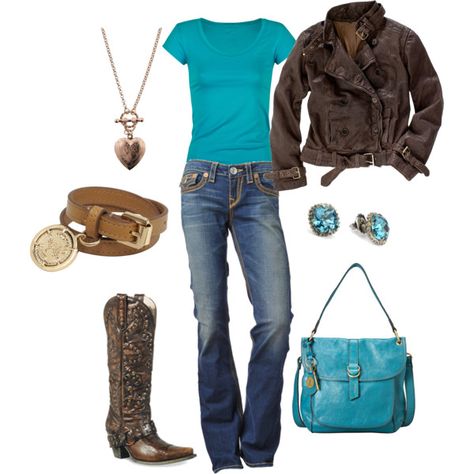 "Rock n' Ride" Girls Fall Fashion, Va Va Voom, Country Outfits, Clothes And Accessories, Jeans Boyfriend, Looks Style, Look Chic, Country Girls, Cute Casual Outfits