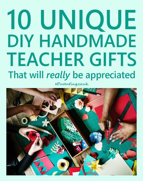 Things To Make For Teachers, Sentimental Gift For Teacher, Craft Teacher Gifts, Teacher Craft Gifts, Crafts To Make For Teachers, Teacher Gifts Diy From Kids, Home Made Teacher Gift, Diy Presents For Teachers, Handmade Teacher Gifts From Kids