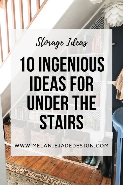 The space under the stairs can give you that extra storage space you've been craving for your home. Here is what we did with our space and some other ideas to help you on your way. #understairstorage #hallway #hallwayinspiration #storage #melaniejadedesign Under Steps Storage, Under Basement Stairs, Under Staircase Ideas, Stairway Storage, Stairs Storage Ideas, Under Stairs Pantry, Understair Storage, Under Stairs Nook, Under Stairs Storage Solutions