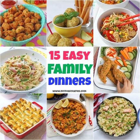 Healthy Recipes, Fun Food Ideas for Picky Kids & Families - My Fussy Eater Dinner Ideas For Family, Dinner Kids, 4 Family, Prepare Meals, Dinner Side, Diner Recept, Family Friendly Dinners, Fussy Eaters, Crockpot Recipes Beef