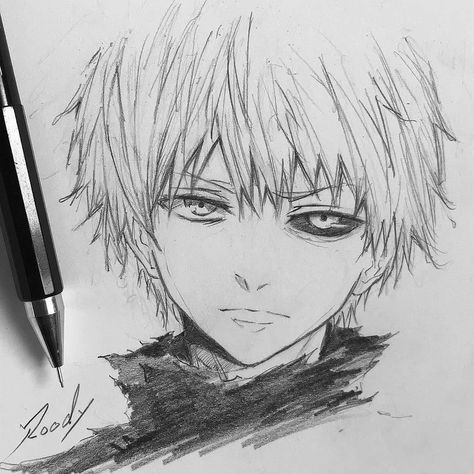 Kaneki Ken Drawing, Tokyo Ghoul Art, Ghoul Art, Tokyo Gul, Tokyo Ghoul Drawing, Manga Tokyo Ghoul, Ken Anime, Anime Drawing Sketches, Naruto Sketch Drawing