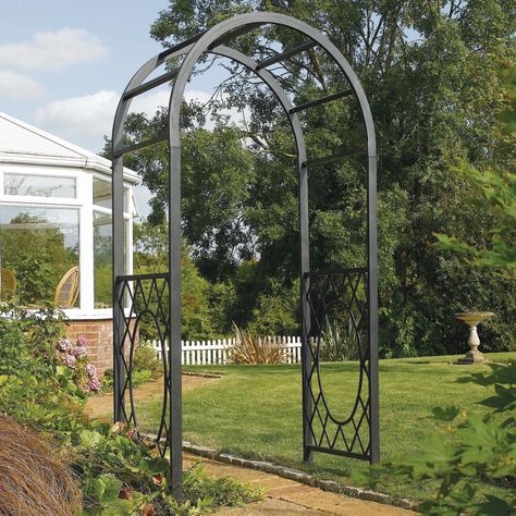 Wrenbury Arch Garden Archway, Garden Arch Trellis, Pergola Diy, Arch Trellis, Cheap Pergola, Garden Arbor, Garden Arches, Wooden Pergola, Gazebo Pergola