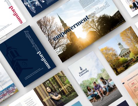 College Marketing Campaign, College Advertisement, College Branding, University Branding, Education Branding, Higher Education Design, University Brochures, College Brochure, Hospitality Marketing