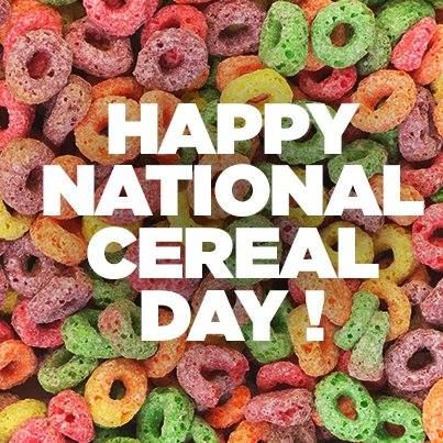 National Cereal Day, March Quotes, March 7th, National Days, March 7, National Day, Pampered Chef, Wrap Around, The Earth