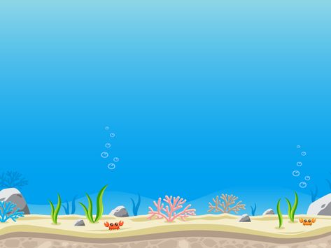 Sidescroller Game Background - Under the Ocean Under The Sea Background, Underwater Cartoon, Ocean Clipart, Sea Background, Ocean Backgrounds, Bg Design, Under The Ocean, Water Background, Background Powerpoint