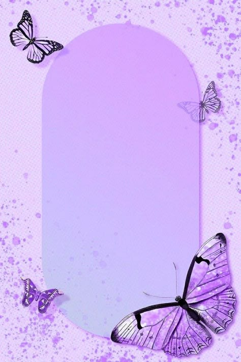 Purple Birthday Wallpaper, Purple Butterfly Background, Pink Unicorn Wallpaper, Iphone Wallpaper Bright, Purple Butterfly Wallpaper, Butterfly Invitations, Cars Birthday Invitations, Sparkles Background, Photo Frame Wallpaper