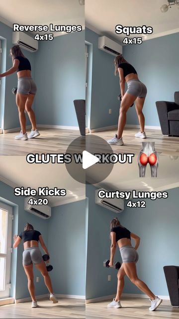 WORKOUTS  & NUTRITION TIPS on Instagram: "📌Come train with me 🔗Click the link in bio and get started 🏋️‍♀️ Build muscle , grow your glutes or lose weight/ burn fat. I put together the perfect workout plan and nutrition guide for you 🫶🏻

GLUTES WORKOUT with just a dumbbell 🏋️‍♀️
Reverse Lunges 4x15 reps each leg
Squats 4x15 reps 
Side kicks 4x20 each leg 
Curtsy Lunges 4x12 reps each leg 

Save the workout for later and follow for more ! 
.
.
.
.
.
#antre #antrenament #antrenamenteonline #antrenamente #exercitii #sfaturi #fesieri #posterior #exercicio #exercícios #exerciciofisico #workout #workouttips #tips #workouts #homeworkout #gymworkouts #glutes #glutesworkout #bootyworkout #lowerbodyworkout #lowerbody" Reverse Lunges For Glutes, Lunges Workout, Curtsy Lunges, Grow Your Glutes, Perfect Workout, Reverse Lunges, Nutrition Guide, Lower Body Workout, Glutes Workout