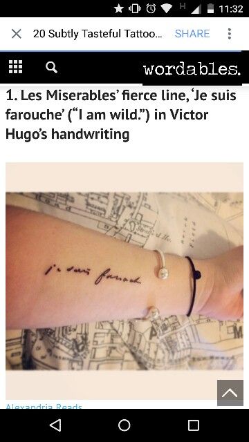 Les Mis Tattoo, Tasteful Tattoos, Zodiac Tattoos, Mother Daughter Tattoos, Tattoos For Daughters, Les Miserables, Body Mods, Jesus Fish Tattoo, Cool Tattoos