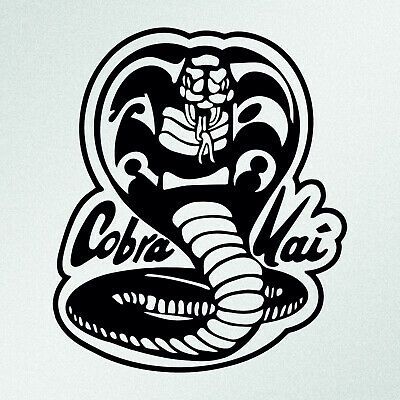 Sticker made of high quality Oracal vinyl. This is die cut sticker, it's not printed and has no background. Cobra Kai Logo, Cobra Kia, Kobra Kai, Karate Kid Cobra Kai, Kid Cobra, Oracal Vinyl, Karate Kid, Car Decals Vinyl, Sticker Wall Art