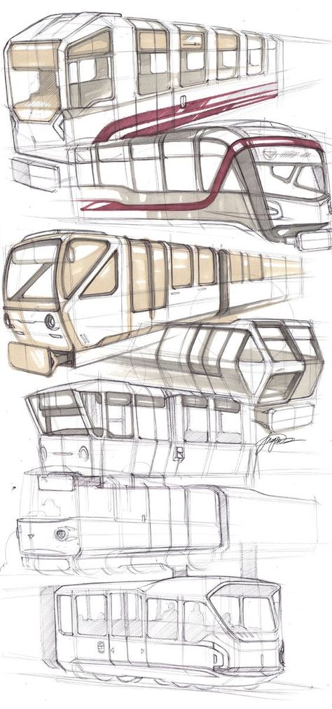 Industrial Bathroom Ideas, Train Sketch, Metro Design, Paper Train, Design Sketching, Industrial Bathroom, Industrial Design Sketch, Car Design Sketch, Sketch A Day