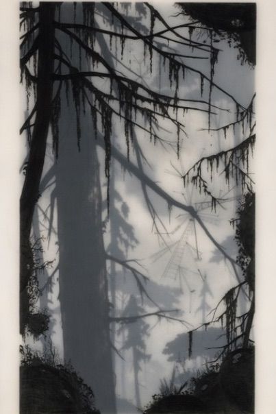 Brooks Shane Salzwedel Encaustic Art, Gcse Art, The Fog, Mix Media, Pics Art, Tree Art, Art Lessons, Painting & Drawing, Printmaking