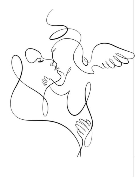 Momma Of An Angel, Lost Embryo Tattoo, Twin Misscarage Tattoo Ideas, Baby Angel Wings Tattoo, Still Birth Tattoo, Angel Baby Tattoo Ideas, Angel Baby Tattoos, Baby Angel Drawing, Miscarried Baby Tattoo