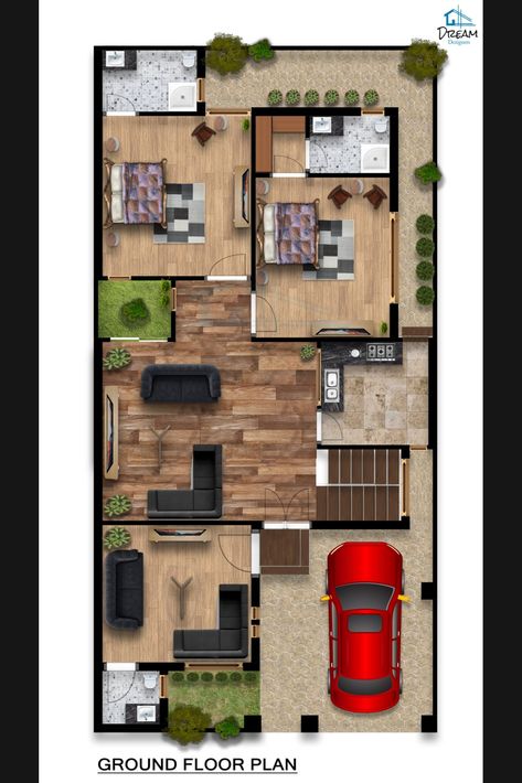 1800 Sq Ft House Plans, Indian House Exterior Design, Arch Drawing, 2d Floor Plan, Color House, Rendered Floor Plan, Apartments Exterior, Color Floor, Canopy Architecture