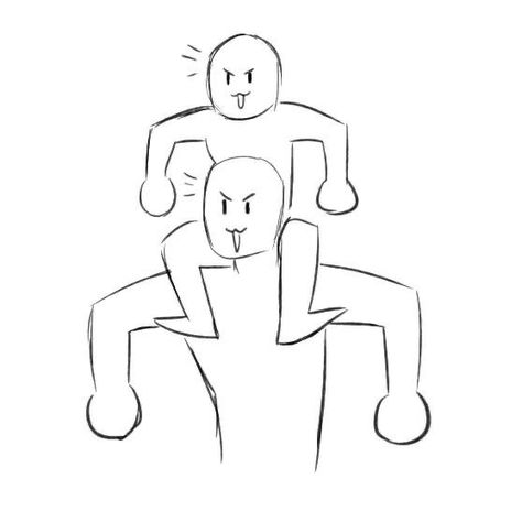 Funny Poses Drawing, Tracing Art, Drawing Meme, Funny Chat, Funny Poses, Draw The Squad, Doodle Inspiration, Between Friends, Interesting Stories