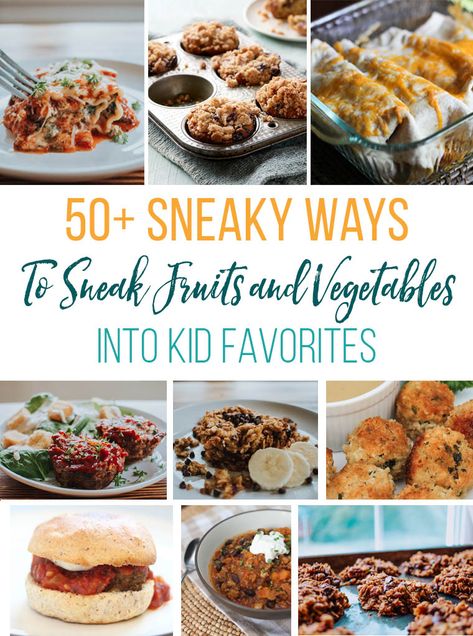 Do your kids eat enough fruits and vegetables? If not, try these delicious recipes that sneak them into kid favorites like Mac and Cheese, muffins, french toast, burgers, and more! #kidfavorites #sneakynutrition #healthyfood #kidfriendly Thriving Home, Hidden Vegetables, Kids Vegetables, Healthy Freezer Meals, Hidden Veggies, Crossfit Girls, Easy Meals For Kids, Fettuccine Alfredo, Teriyaki Chicken