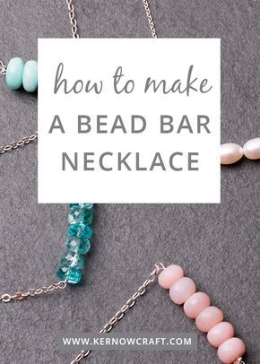 Diy Bar Necklace, Bead Bar Necklace Diy, Beaded Bar Necklace, Wire Wrapped Beaded Necklace, Beaded Jewelry Diy Necklaces, Earrings To Make And Sell, Easy Beaded Necklace, Necklace Making Tutorials, How To Make A Necklace With Beads