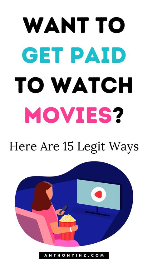 Are you asking how possible is it to make money by watching movies? Do you want to know how much money you can make watching movies? In this post, you will learn how to make money watching movies, the best apps and websites that pay you to watch videos, plus best places to get paid to watch ads and videos from home. Check out these money making ideas on ways to get paid to watch movies Watch And Earn, Things To Watch On Youtube, Gig Work, Writing Conclusions, Watch Ads, Get Money Online, Business Hacks, Money Making Ideas, Informative Essay