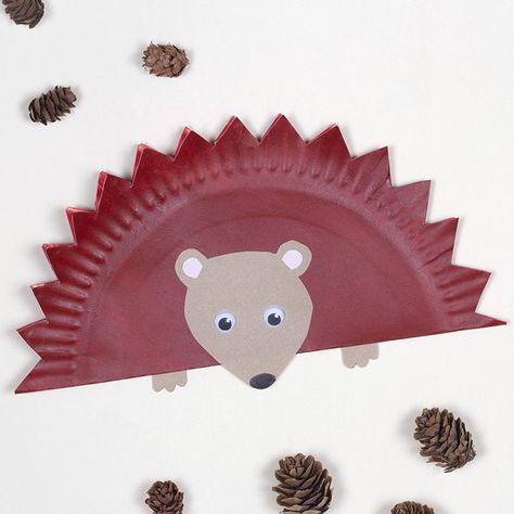 Hedgehog Crafts, Hedgehog Day, Hedgehog Craft, Art And Craft Supplies, Bookmark Card, Shrink Art, Guide Template, Ideas Craft, Craft Activity