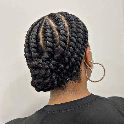 Hairstyles Without Extensions, Styles For Hair, Natural Hair Flat Twist, Flat Twist Hairstyles, Black Hair Updo Hairstyles, Twisted Hair, Get Up And Go, Natural Hair Stylists, Protective Hairstyles For Natural Hair