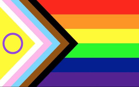 Savannah Core, Sexuality Flags, Flag Redesign, Progress Flag, Intersex Flag, Lgbt Flags, Lgbt Culture, Stonewall Uprising, Lgbtq Stuff