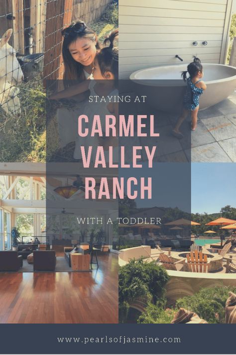 A 500-acre resort in beautiful Carmel Valley is a perfect family getaway! Tips on how to book and enjoy this expansive property with your little one(s) and make the most of your trip to this humbly luxurious resort and nearby activities! Carmel Valley Ranch, Best Family Resorts, Luxurious Resort, Carmel Ca, Traveling With Kids, Carmel Valley, How To Book, Family Resorts, Family Getaways