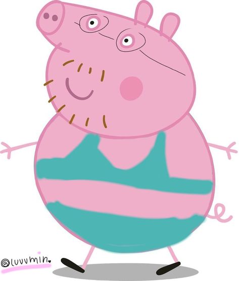 Peppa Pig Drawing, Peppa Pig Pictures, Peppa Pig Memes, Papa Pig, Peppa Pig Funny, Peppa Pig Wallpaper, Pig Pictures, Pig Character, Cute Funny Pics