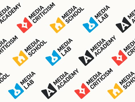 Media Academy academy negative space pen house lab leavingstone typography logotype letter monogram symbol mark logo Media Logo Ideas, Umbrella Branding, Branded House, Lab Logo Design, Logo System, Theatre Logo, Logo Family, Brand System, Academy Logo