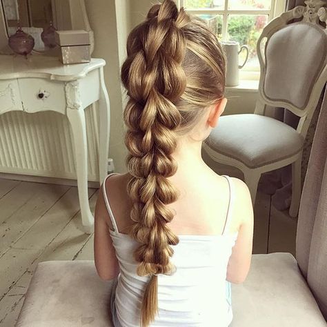 Sweethearts Hair Design, Pull Through Braid, Braid Tutorial, Pull Through, Hair Dos, Hair Designs, Hair Videos, Pretty Hairstyles, Kids Hairstyles