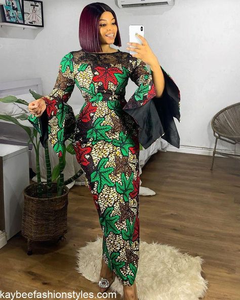 Best Ankara Long Gown Styles for Ladies in 2023 and 2024 - Ankara Floral Dress Styles, Simple Ankara Straight Dress Styles, Long Straight Gown Styles, Simple Ankara Gown Style For Ladies, Simple Style For Ankara Gown, 2024 Ankara Styles For Ladies, Ankara Long Gown Styles For Ladies 2024, Ankara Long Gown Styles For Wedding, Classy Ankara Styles For Ladies