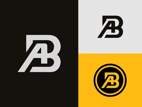 AB Logo or BA Logo { Available For Sell } **************** It's a simple and unique monogram logo that is showing initial letters A and B. It's suitable for any kind of personal or company brand. **************** If you want to buy this logo mark or if you want to hire me for your logo design project then email me at : sabujbabu31@gmail.com **************** Thanks Ab Logo, Logo Design Inspiration Sports, Two Letter Logo, Cd Artwork, Logo For Business, Logo Design Inspiration Creative, Industrial Design Trends, Logo Design Inspiration Branding, Monogram Logo Design