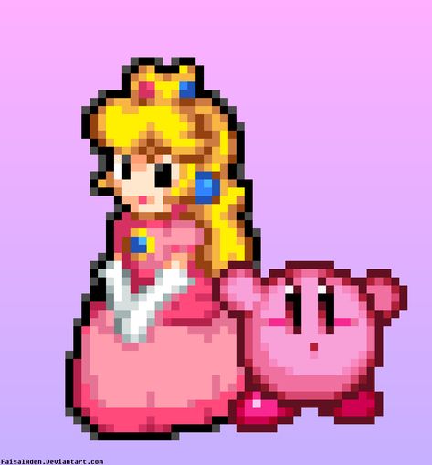 Kirby And Princess Peach, Princess Peach And Kirby, Princess Toadstool, Peach Mario, Kirby Nintendo, Best Friends Sister, Princesa Peach, Moon Wallpaper, Paper Mario