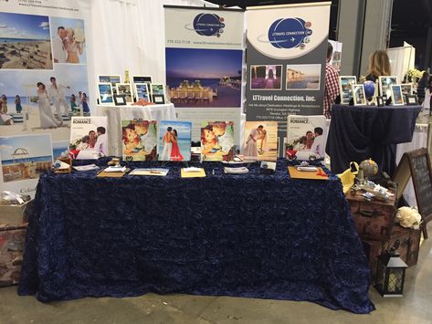 Georgia  bridal show Jan 2018 Travel Agent Booth Ideas, Travel Agent Vendor Booth Ideas, Agent Booth, Signing Ideas, Fair Booth, Vendor Booth, Travel Finds, Travel Business, Booth Ideas