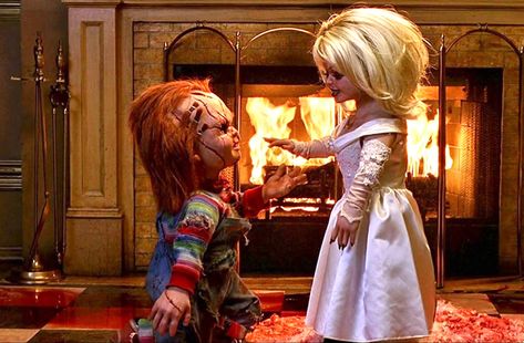 Tiffany Bride Of Chucky, Tiffany Bride, Chucky Movies, Chucky Costume, Childs Play Chucky, Bride Of Chucky, Best Horror Movies, Best Horrors, Vintage Horror