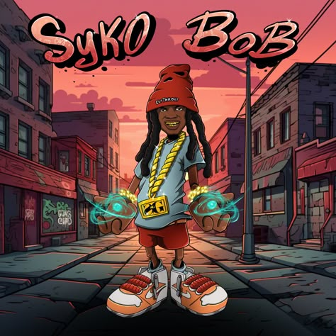 Rap artist Syko Bob cartoon art by Alan.Deor #cartoon #art #character #cover #illustration Cartoon Tshirt Design, Cartoon Cover Art, Album Cover Art Design, Chris Brown Art, Streetwear Asian, Gangster Drawings, Cartoon Tshirt, Bad Dresses, Cover Illustrations