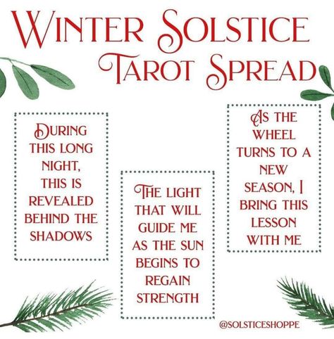 Yule Tarot Spread, Yule Tarot, Witch Studying, Solstice Blessings, Celebrating Yule, Becoming A Witch, Yule Traditions, Oracle Spreads, Wiccan Books