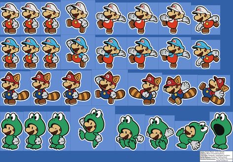 Mario (Transformations) Paper Mario Color Splash, Cute Easy Animal Drawings, Mario Funny, Super Mario Rpg, Mario Fan Art, Video Game Sprites, Easy Animal Drawings, Game Sprites, Paper Mario