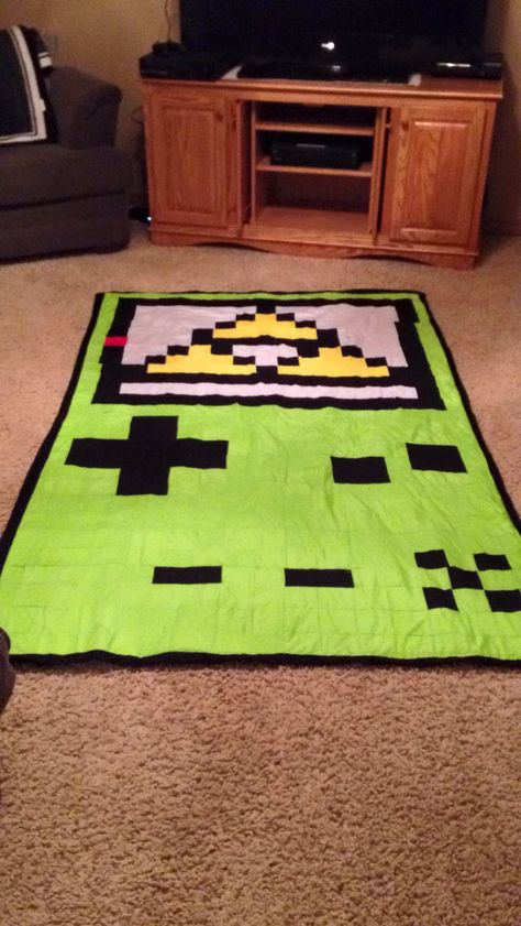 Gamer Quilt Patterns, Anime Quilt Patterns, Zelda Quilt Pattern, Nerdy Quilts, Nerd Quilt, Zelda Quilt, Pixel Quilt Pattern, Xmas Quilts, Pixel Crochet Blanket