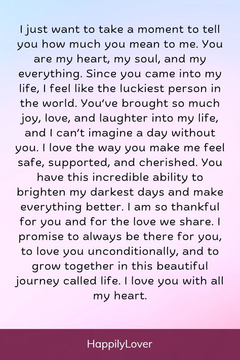 Whether you’re in a long-distance relationship, celebrating an anniversary, or simply want to brighten his day, cute longest paragraphs for him will convey your love, appreciation, and admiration with grace and sincerity to deepen your bond with that special someone. Long Paragraphs For Him, Text Messages For Girlfriend, Text Messages For Boyfriend, Quotes For Him Deep Love, Lovely Poetry, Birthday Quotes Friendship, Deep Love Quotes For Her, Girlfriend Relationships, Friendship Wishes