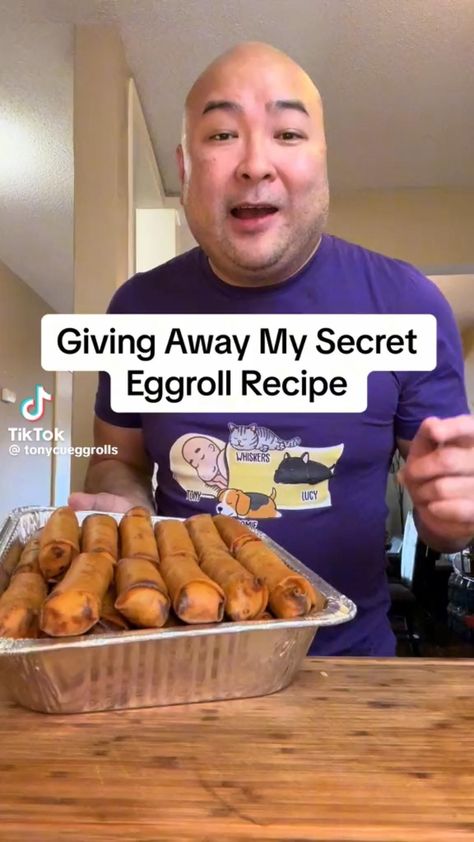 Make Egg Rolls, Eggroll Recipe, Homemade Chinese Food, Thanksgiving Menu Ideas, Chinese Cooking Recipes, Egg Roll Recipes, Healthy Thanksgiving, Egg Roll, Chinese Cooking