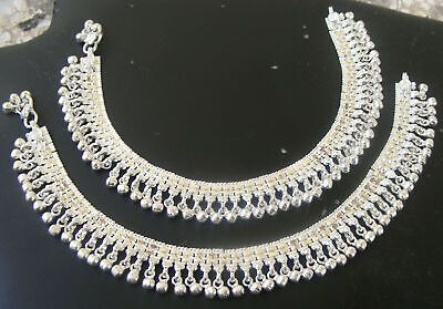 https://hilltopjewelry.com/ Find many great new & used options and get the best deals for Handmade pure Silver Indian Payal With Noisy Jingle Bells Gorgeous Anklet Pair at the best online prices at eBay! Free delivery for many products! Indian Payal, Silver Payal, Handmade Anklets, Silver Anklets, Anklet Jewelry, Jingle Bells, Pure Silver, Fine Silver, Handmade Silver